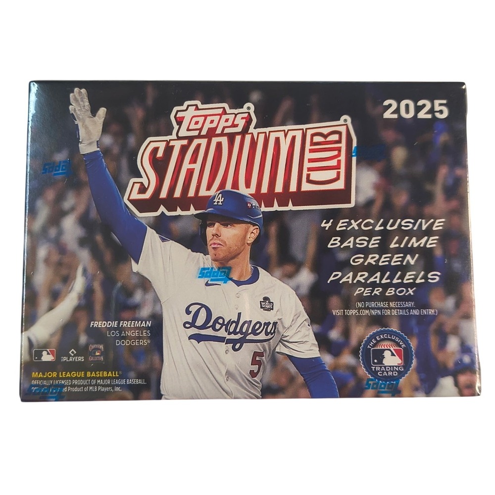 2025 Topps Stadium Club Baseball Value Box Sealed Lime Green Parallels MLB NEW